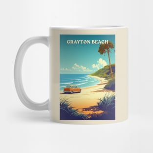 Grayton Beach Florida | Retro Travel Style Mug